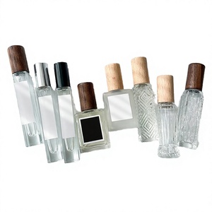 Flacon de parfum vide rechargeable personnalisé 5/10/15/20/50/100ml en verre carré/rond avec estampage à chaud, emballage pour flacons de parfum à l'huile de cristal - Product Image 3