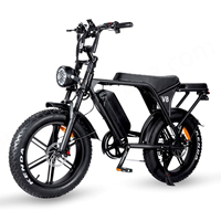 OUXI V8 Fatbike elektrikli kargo bisikleti piller 48 48v 250W yağ lastik hızlı elektrikli bisiklet tam süspansiyon Ebike