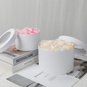 <span class=keywords><strong>Cajas</strong></span> de Regalo Redondas de Cartón Rígido Blanco, Impermeables, para Perfumes, Cosméticos, Joyerí<span class=keywords><strong>a</strong></span>, Aniversarios, Venta al Por Mayor - Product Image 3