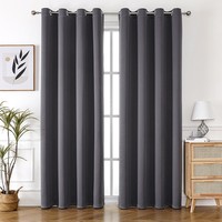 Cortinas Térmicas Aislantes de Terciopelo Verde Oscuro, 84 Pulgadas, 2 Paneles, con Bolsillo para Barra, Estilo Americano, Bloqueo Total de Luz, 100%