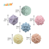Famipet Fabricant Grossiste Nouveau Jouet à Mâcher pour Chien en TPR, Design Géométrique, Durable, Ensemble de Jouets pour Chiens