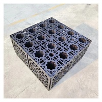 Réservoir modulaire souterrain de retenue d'infiltration d'eau de pluie pour les parkings de surface et la construction de routes