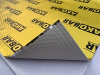 JUNAPAI Peredam Suara Butyl, Alas Mobil Anti Bising, Lembaran Peredam Suara Mobil Tahan Suhu Tinggi Rendah, Peredam Suara Mobil Aluminium Foil Butyl