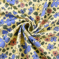 Tissu extensible pour canapé en polyester et élasthanne 100D, imprimé géométrique abstrait, en soie de lait tricotée, respirant et antistatique, directement de l'usine