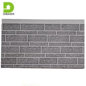 Panel sándwich de PU metálico decorativo-Uso en paredes exteriores, espuma de <span class=keywords><strong>poliuretano</strong></span> resistente al fuego, <span class=keywords><strong>precio</strong></span> por <span class=keywords><strong>metro</strong></span> <span class=keywords><strong>cuadrado</strong></span> - Product Image 1