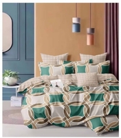 Prêt à expédier 4 pièces ensemble de literie coton sentiment grande taille ensemble de draps dubai drap de lit