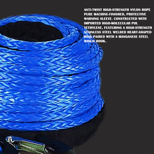 Treuil électrique en acier <span class=keywords><strong>12V</strong></span> moteur à courant continu 10m hauteur de levage corde en nylon à distance sans fil/filaire pour grues de bateau tout-terrain ATV/UTV Auto - Product Image 2