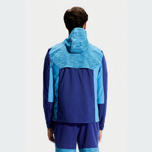 Men's Custom Lightweight Hooded Windbreaker Set with <b>Hoodie</b> And Shorts Outdoor <b>Running</b> Sportswear Casual Two Piece Tracksuit Set - Product Image 2