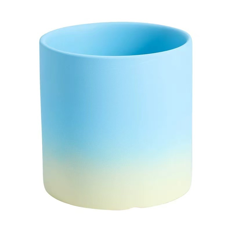 Bleu dégradé, plateau non inclus [Céramique]