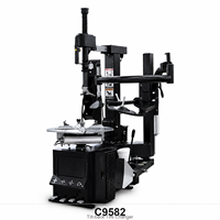 Démonte-pneus entièrement automatique avec bras d'assistance à trois positions et bras oscillant