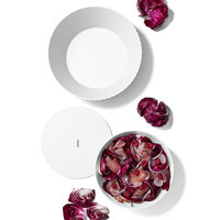 Italie Kwaliteit 30Cm Diameter Ondoorzichtige Witte Polypropyleen Slasoep Kom Plastic Voor Het Serveren Van Voedsel