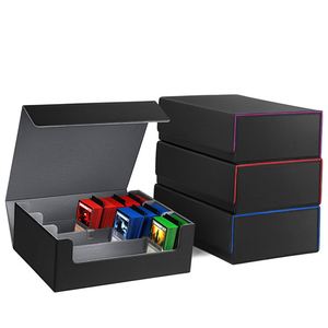 Boîte de rangement pour cartes FX Large Card Deck Box, capacité de 1800+ cartes à collectionner, 3 rangées, compatible avec les cartes Commander Magic the Gathering - Product Image 2