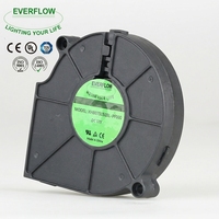 Ventilateur soufflant électrique à moteur sans balais DC 12V, 75*15mm, faible bruit, 2.76-6.96W, OEM, pour purificateur d'air de voiture, personnalisation originale