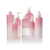 Conteneur de lotion cosmétique de luxe personnalisé de 250 ml, flacon en plastique HDPE pour shampoing, huile capillaire et pots pour beurre corporel avec bouchons à pompe