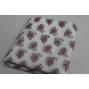 Tela de Algodón Ligera Estampada a Mano, Textil Artesanal de Jaipur para Vestidos de Niñas y Niños, Precio al por Mayor - Product Image 3