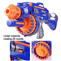 Offre Spéciale électronique automatique EVA balle molle pistolet jouet rond en plastique jeu de tir pour enfants jouet pistolet pour garçons