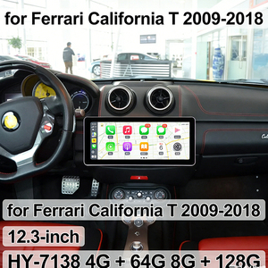 Nuovo Autoradio Android da 12.3" per <span class=keywords><strong>Ferrari</strong></span> California T 2009-2018, Unità di Navigazione Multimediale, Stereo con CarPlay, 8G GPS Auto - Product Image 2