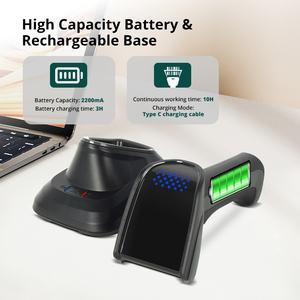 Luckydoor DS230BT Scanner de codes à barres 2d sans fil Lecteur de codes QR Balayage rapide haute définition avec base de charge Batterie détachable - Product Image 6