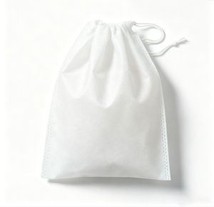 Sac à cordon en non-tissé thermosoudé, imprimé sur mesure, portable, pour cadeaux, voyages et rangement - Product Image 3