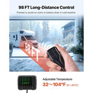 Chauffage au diesel VEVOR, chauffage de stationnement au diesel, 8 kW, CC 12-24 V avec télécommande - Product Image 4