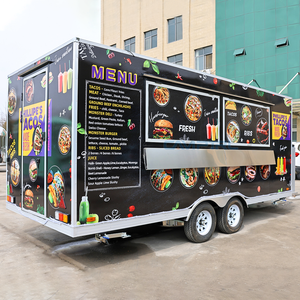 Camion de restauration rapide commercial CAMPTRL à prix abordable avec cuisine complète, rôtissoire à <span class=keywords><strong>poulet</strong></span>, kebab, pizza, remorque alimentaire à vendre aux États-Unis - Product Image 3
