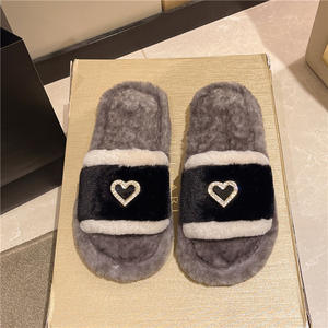 Nuevos Modelos de Comercio Exterior: Pantuflas Cálidas, Sandalias de Plataforma para el Hogar con Diamantes de Imitación, PVC - Product Image 6