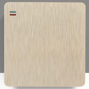 Panel de interruptor y enchufe de pared tipo 86 en oro cepillado, 10A, IP20, montaje oculto, combo de interruptor y enchufe de 1 vía, venta al por mayor - Product Image 4