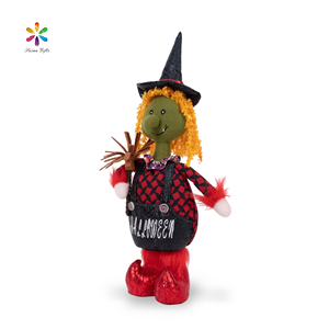 Decoración de Halloween de la Fábrica Susangifts, Fantasmas, Duendes con Ropa Roja y Cabello Amarillo, Bruja de Pie para Interiores, Hogar y Tienda - Product Image 2