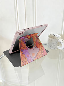 Étui à rabat antichoc et résistant à la saleté en TPU+PC <span class=keywords><strong>avec</strong></span> motif feuille d'érable et béquille rotative à 360° pour <span class=keywords><strong>iPad</strong></span> 11 2025 A16 <span class=keywords><strong>avec</strong></span> <span class=keywords><strong>stylet</strong></span> - Product Image 5