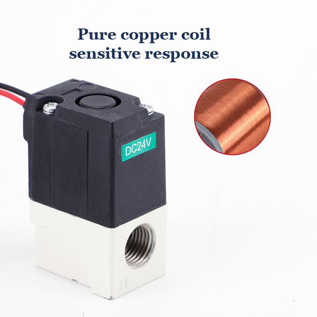 VT307 3 Port Solenoid Valve High Frequency Vacuum Solenoid Valve DC12V DC24V Solenoid Valve
