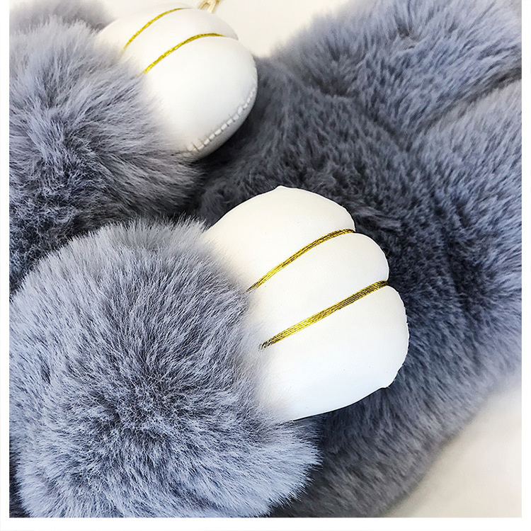 CHUNLINLAODA 4PCS sac à main lapin pour petites fille Sac à main pour petites filles Set de bijoux pour enfants Sac à main pour enfants en cuir PU Lapin mignon Sacs à