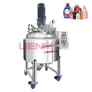 Machine de fabrication de crème cosmétique de mélangeur de parfum liquide de réservoir de mélange d'acier inoxydable de l'industrie 300l