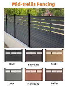 Valla de Madera y Plástico Compuesto (WPC) para Jardín y Hogar - Product Image 5