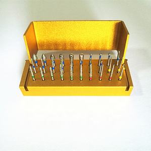 Porta Frese Diamantate a 30 Fori Aifan, Vendita Diretta dalla Fabbrica, Scatola di Disinfezione Apribile, Custodia Organizzatore in Alluminio per Laboratorio Dentistico - Product Image 4