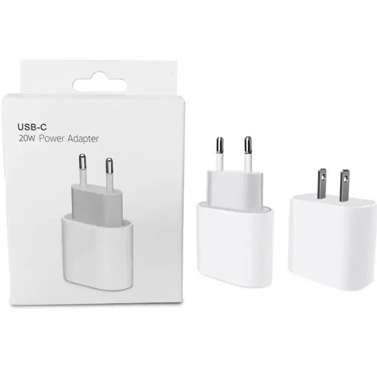 For Apple iPhone adapter 20w charger PD USB-C Fast Charger EU US UK travel adaptor Type c Wall Chargers Plug for iPhone 14 13 12