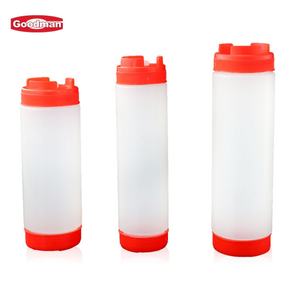 ขวดพลาสติกแบบบีบขนาด16ออนซ์สำหรับบีบหลายสไตล์ขวดบีบสำหรับร้านอาหาร - Product Image 5