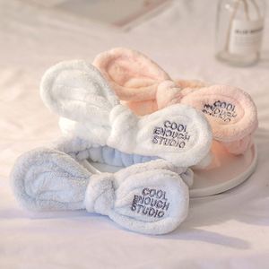 Korean Women's <b>Cute</b> Bow Wide Cross-Style U-Shaped <b>Headband</b> for Face Mask Hair Accessory - Product Image 2