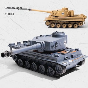 Tank télécommandé grandeur nature avec effets lumineux, sonores, fumigènes et bombes à eau, pour batailles multijoueurs infrarouges. - Product Image 2