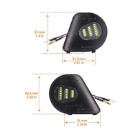 Lampes de courtoisie LED sous rétroviseurs pour Dodge Ram 1500 2500 3500 4500 5500 – Éclairage de sol arrière