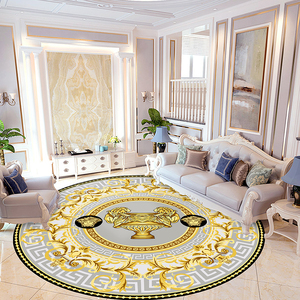 Handmade Tùy Chỉnh Sang Trọng Thảm New Zealand Len Cộng Với Lụa Tufted Có Thể Giặt Có Thể Đảo Ngược Nhà Phòng Ngủ Tòa Án Châu Âu Phòng Khách - Product Image 5