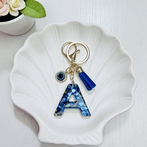 Nuevo Llavero Azul con 26 Letras Inglesas y Diseño de Ojo Turco Moderno y a la Moda para Decoración de <span class=keywords><strong>Bolsos</strong></span> y Coches - Product Image 1