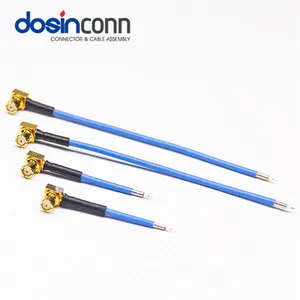 <span class=keywords><strong>SMP</strong></span> RG405 Cáp <span class=keywords><strong>SMP</strong></span> Nữ Right Angle Nối Uốn Semirigid Cáp Đồng Trục - Product Image 1