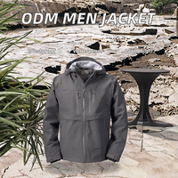 Veste de pluie pour homme ODM Hunter, style décontracté chic, grande taille, imperméable, écologique, respirante, avec fermeture éclair, capuche, vêtements de travail d'hiver, uniforme