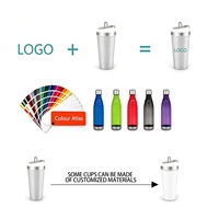 Transparent petit filtre à thé de bouteille d'eau de type paille en plastique écologique pour les activités de gymnastique en plein air d'été de voyage pour les enfants
