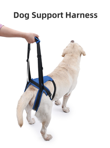 Arnês ajustável & confortável do apoio do cão do poliéster com malha respirável para o apoio traseiro do pé - Product Image 6