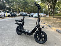 Trottinettes électriques pliables à deux roues pour adultes, 14 pouces de long, rapides et puissants
