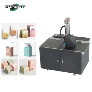 Impresión de un paso para papel corrugado Pizza Box Paquete de cartón Impresora Máquina de impresión de un solo paso