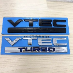 Nuovo Emblema Posteriore Originale OEM VTEC TURBO, Decalcomania JDM per <span class=keywords><strong>Honda</strong></span> <span class=keywords><strong>Civic</strong></span> JAZZ CITY HRV FIT ACCORD - Product Image 1