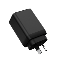 Chargeur rapide USB-C PD 45W avec prise AU 2C1A, adaptateur secteur double Type-C + USB-A pour iPhone, iPad, tablette, ordinateur portable