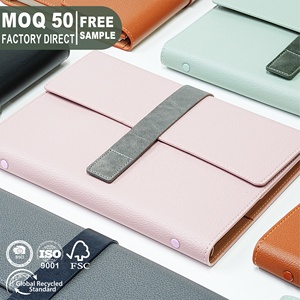 Thấp moq chất kết dính Máy Tính Xách Tay Cá Nhân mini A7 thẩm mỹ bơm lại OEM bền Vegan da lỏng lá kế hoạch 6 vòng tổ chức - Product Image 1